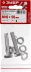 Болт (DIN933) в комплекте с гайкой (DIN934), шайбой (DIN125), шайбой пруж. (DIN127), M10 x 50 мм, 2 шт, ЗУБР 303436-10-050 купить в Муравленко
