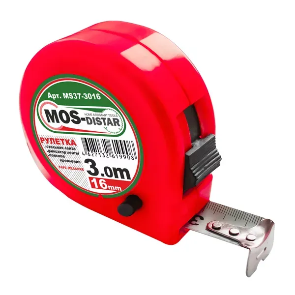 Рулетка измерительная MOS-DISTAR MS37-10025 купить в Муравленко