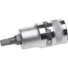 Торцовая бита-головка KRAFTOOL "INDUSTRIE QUALITAT", материал S2, HEX, сатинированная, 1/2", H5 27908-05_z01 купить в Муравленко