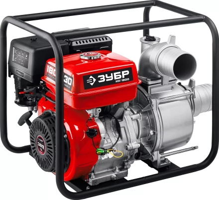 ЗУБР 1800 л/мин, мотопомпа бензиновая для грязной воды (МПГ-1800) купить в Муравленко