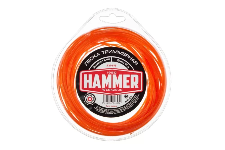 Леска для триммеров HAMMER 216-819 купить в Муравленко