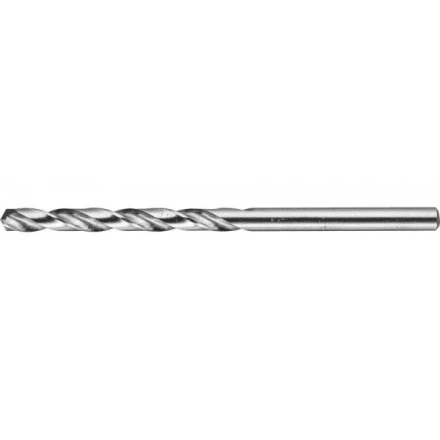 Сверло ЗУБР &quot;ЭКСПЕРТ&quot;  по металлу, цилиндрический хвостовик, быстрорежущая сталь Р6М5, класс точности А1, 4,2х75мм 4-29625-075-4.2 купить в Муравленко
