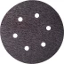 Круг шлифовальный URAGAN &quot;Универсальный водостойкий с покрытием стеарата цинка&quot; на липучке, 6 отв., P180, 150мм, 50шт 907-44113-180-50 купить в Муравленко
