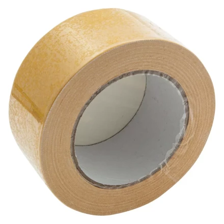 Лента клейкая двусторонняя, 50 мм х 25 м, на тканевой основе Сибртех 888135 купить в Муравленко