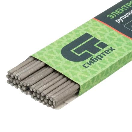 Электроды АНО-21, диам. 3 мм, 1 кг., рутиловое покрытие Сибртех 97535 купить в Муравленко