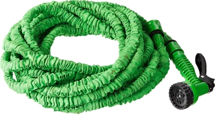 РОСТОК. Набор поливочный: Шланг удлиняющийся 22,5 м, распылитель пистолетный 7 поз., адаптер внеш 1/2&quot;x3/4&quot; 428498-22 купить в Муравленко