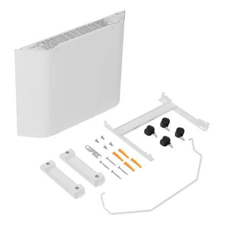 Конвектор электрический Denzel XCE-1000, 230 В, 1000 Вт, X-образный нагреватель белый 98130 купить в Муравленко