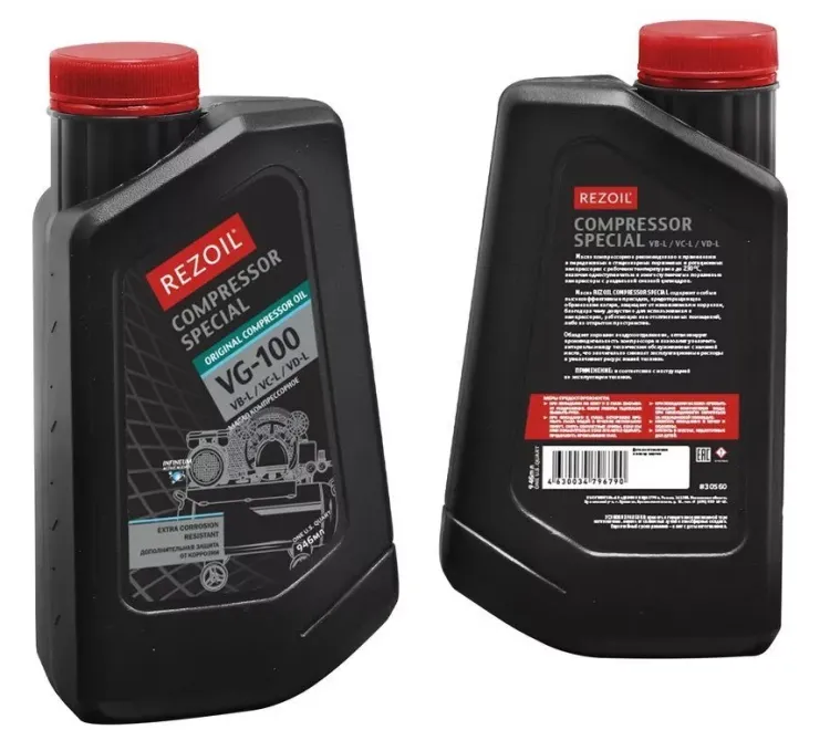Масло компрессорное минеральное 0,96 л. VG-100 REZOIL COMPRESSOR Rezer купить в Муравленко