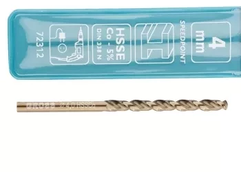 Сверло спиральное по металлу, 4,0 мм, HSS-Co  GROSS 72312 купить в Муравленко