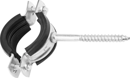 ЗУБР. Хомут трубный оцинкованный, с шурупом, 1", 100шт 37854-32-36-100 купить в Муравленко