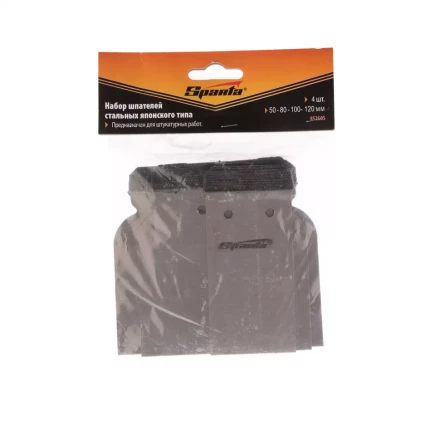 Набор шпателей японских стальных 60-80-100-120 мм 4 шт SPARTA 852605 купить в Муравленко