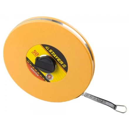 Мерная лента STAYER &quot;MASTER&quot; F-50, фиберглассовое двустороннее полотно, 50м 3415-50_z01 купить в Муравленко