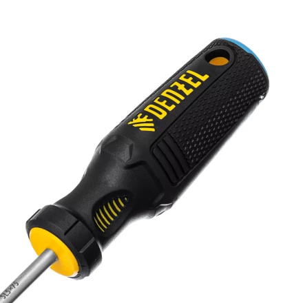Отвертка, SL5x75 мм, S2, 3к рукоятка Denzel 121947 купить в Муравленко