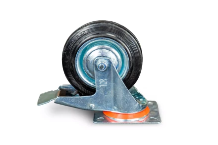 Колесо поворотное резина SCb 63 160 мм с тормозом (N) 1024201 купить в Муравленко