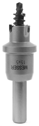 ТСТ коронка MESSER 15X5 с центрирующим сверлом и толкающей пружиной купить в Муравленко