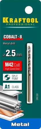 Сверла по металлу HSS-Co Оберон 29656-2.5 купить в Муравленко