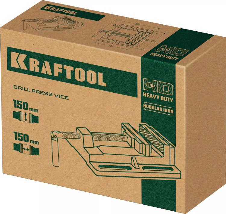 Тиски KRAFTOOL станочные 32715-150 купить в Муравленко