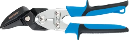 Ножницы по металлу&quot;PIRANHA&quot;,усиленные,255 мм,прямой и правый рез,сталь-СrMo,двухкомп.рукоятки GROSS 78351 купить в Муравленко