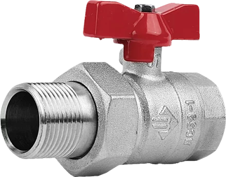 Краны шаровые ВН с накидной гайкой серия МАСТЕР купить в Муравленко