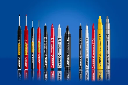 ЗУБР Колибри-20 красный, наконечник L 20 мм,  2 мм, перманентный маркер для отверстийл (06328-3) купить в Муравленко