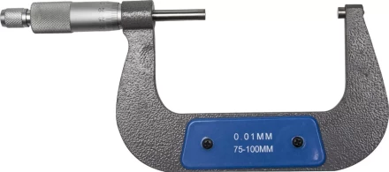 Микрометр ЗУБР &quot;ЭКСПЕРТ&quot; гладкий механический, МК 100, диапозон 75-100мм, шаг измерения 0,01мм 34480-100_z01 купить в Муравленко