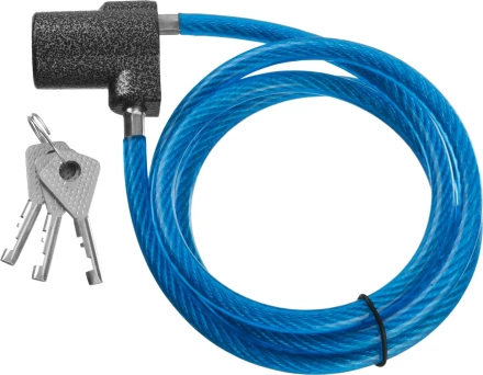 Замок тросовый, длина троса - 1260мм, дисковый механизм секрета, ВС2-6А-02 37220-6-02 купить в Муравленко