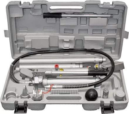 Растяжка гидравлическая 10 т набор из 17 предметов 7 сменных насадок в пластмассовом кейсе MATRIX 513405 купить в Муравленко