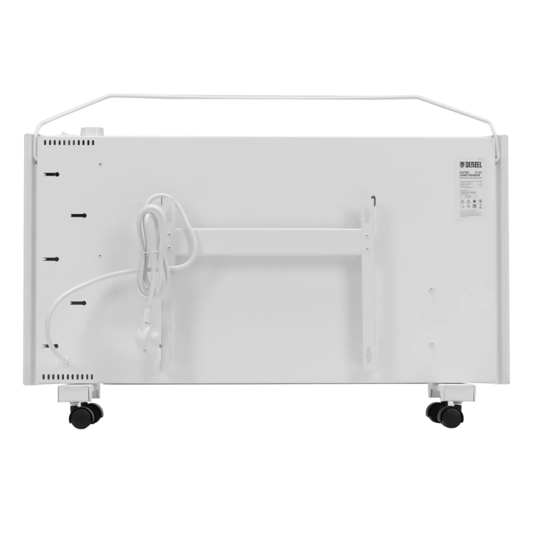 Конвектор электрический Denzel XCE-2000, 230 В, 2000 Вт, X-образный нагреватель белый 98132 купить в Муравленко