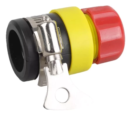 Соединитель GRINDA из ударопрочной пластмассы с хомутом (для трубы 16-21мм), 1/2&quot; 8-426335_z01 купить в Муравленко