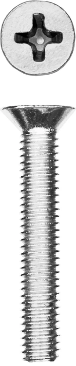 Винт DIN 965, M5 x 40 мм, 6 шт, кл. пр. 4.8, оцинкованный, ЗУБР 303116-05-040 купить в Муравленко