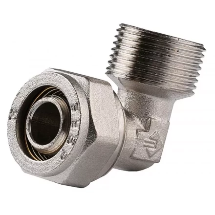 Уголок ЗУБР с наружной резьбой, цанга-штуцер, 3/4&quot;х20х2,0 мм, никель 51409-20-3/4 купить в Муравленко