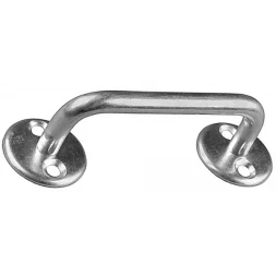 Ручка-скоба "РС80-2", покрытие белый цинк, 80мм 37691-080