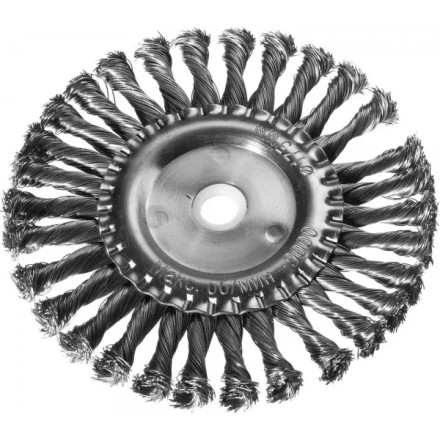 DEXX. Щетка дисковая для УШМ, жгутированная стальная проволока 0,5мм, 175ммх22мм 35100-175 купить в Муравленко