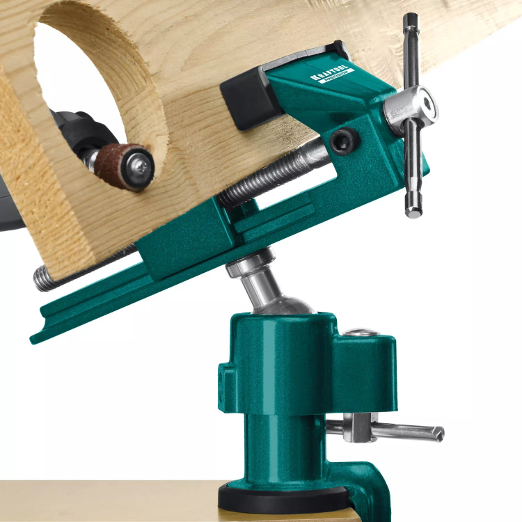 Тиски KRAFTOOL PRECISION шарнирно-поворотные 32711-75 купить в Муравленко