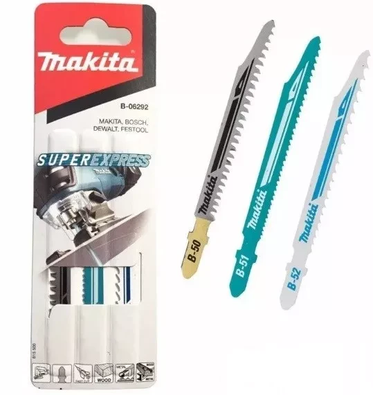 Набор пилок B-06292 для лобзика Makita Super Express, (В50,В51,В52) купить в Муравленко