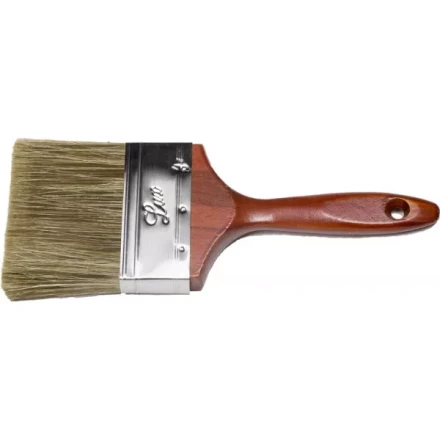 Кисть плоская STAYER &quot;LASUR - LUX&quot;, деревянная ручка, смешанная щетина, 100мм 01051-100 купить в Муравленко