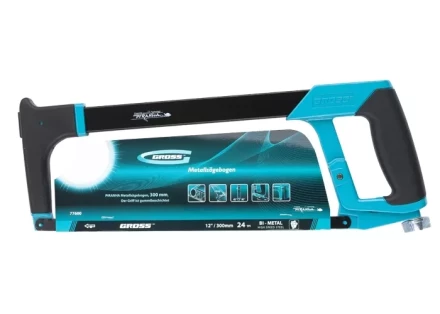 Ножовка по металлу &quot;PIRANHA&quot;, 300 мм, обрезиненная рукоятка и захват GROSS 77600 купить в Муравленко