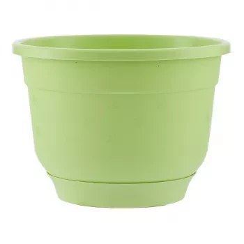Горшок Флокс с поддоном салатовый 5,5 л PALISAD 69219 купить в Муравленко