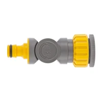 Соединитель штуцерный с внутренней резьбой 1/2" - 3/4" с шарниром PALISAD LUXE 66247
