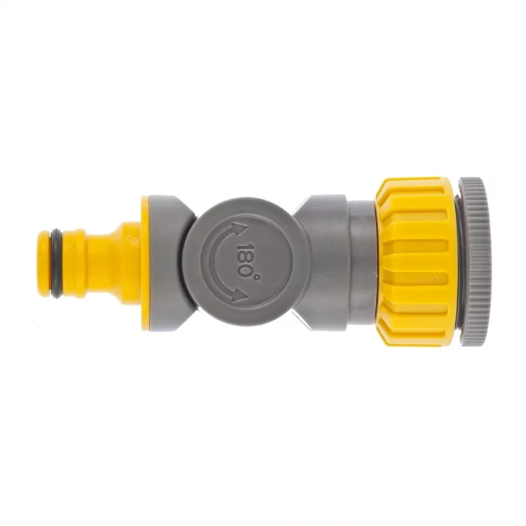 Соединитель штуцерный с внутренней резьбой 1/2" - 3/4" с шарниром PALISAD LUXE 66247 купить в Муравленко