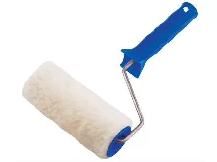 Валик из искусственного меха с ручкой 200 мм ворс 15 мм D - 48 мм полиэстер  СИБРТЕХ 80113 купить в Муравленко