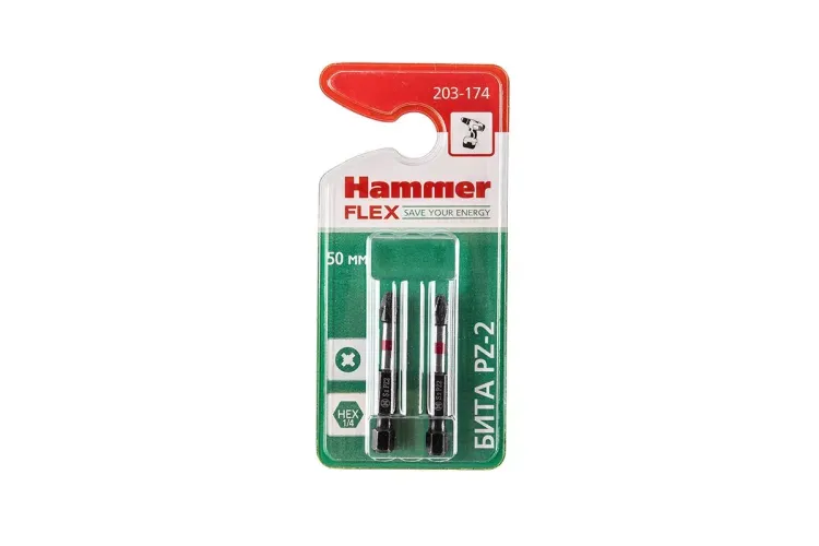 Бита HAMMER PZ2 50мм (2шт) купить в Муравленко