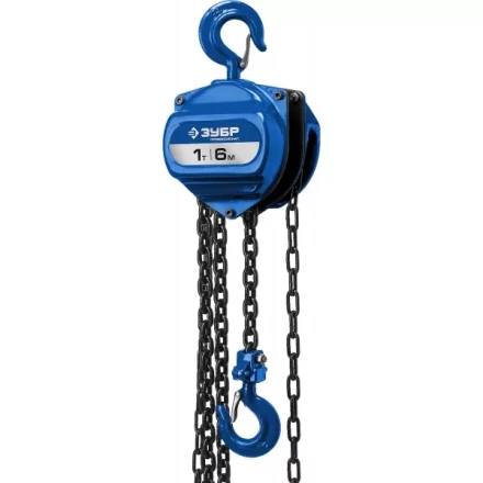 Таль цепная &quot;ТШ-1-6&quot; шестеренная, ЗУБР Профессионал 43082-1, 1т / 6м 43082-1_z01 купить в Муравленко