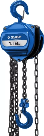 Таль цепная &quot;ТШ-1-6&quot; шестеренная, ЗУБР Профессионал 43082-1, 1т / 6м 43082-1_z01 купить в Муравленко