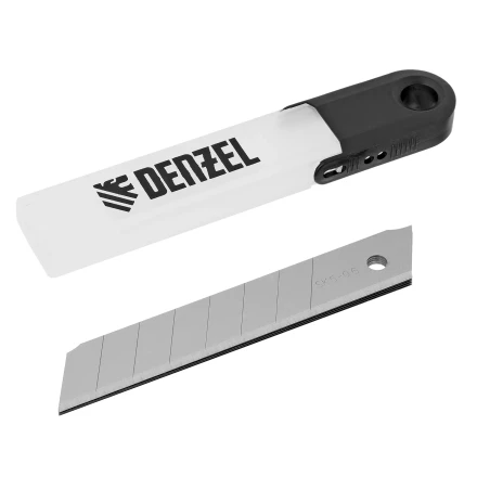 Лезвия, 18 мм, сталь SK5 - 0,6 мм, усиленные, 5 штук// Denzel 79305 купить в Муравленко