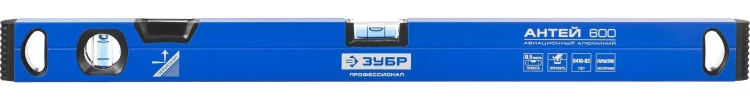 Уровень ЗУБР "ПРОФЕССИОНАЛ" "АНТЕЙ" с перископом, фрезерованная базовая поверхность, 2 цельные противоударные ампулы, 60см 34586-060_z01 купить в Муравленко