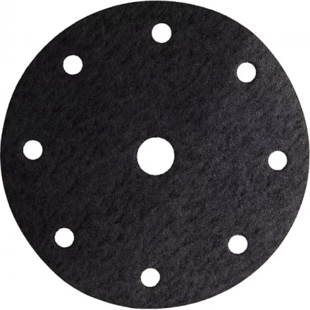 Круг шлифовальный URAGAN &quot;Универсальный водостойкий с покрытием стеарата цинка&quot; на липучке, 9 отв., P180, 150мм, 50шт 907-44114-180-50 купить в Муравленко