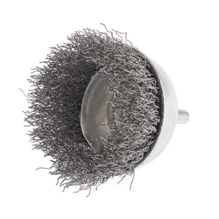Щетка для дрели, 50 мм, &quot;чашка&quot; со шпилькой, витая проволока 0.3 мм Сибртех 744757 купить в Муравленко