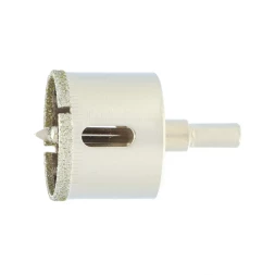 Сверло по керамической плитке и стеклу Сибртех, 38 х 55 мм, шестигранный хвостовик, с центрующим сверлом, 72719