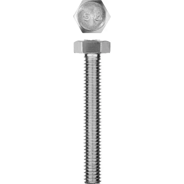 Болт ГОСТ 7798-70, M6 x 40 мм, 5 шт, кл. пр. 5.8, оцинкованный, ЗУБР 303086-06-040 купить в Муравленко